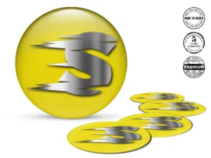 Sticker Silicone Variant Wheel Badges